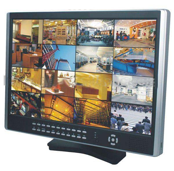 16CH DVR 19"LCD Realtime CCTV Remote View Network iPhone