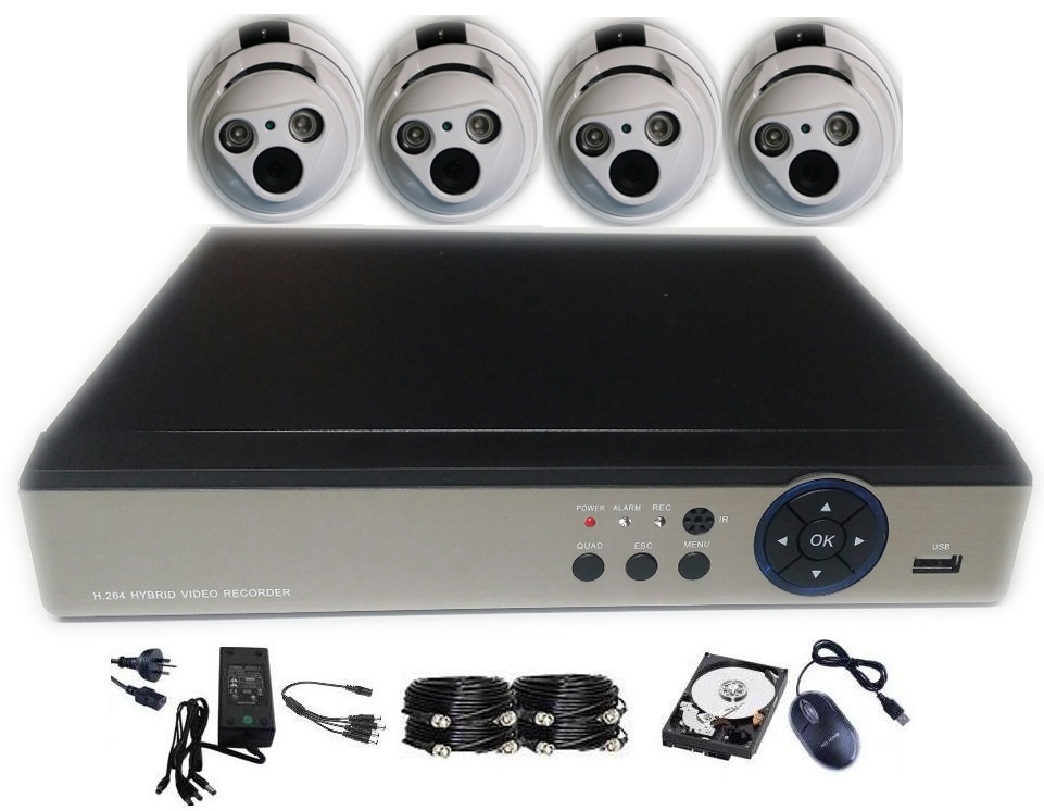 4MP Home/Business CCTV Security Camera System 8 channel